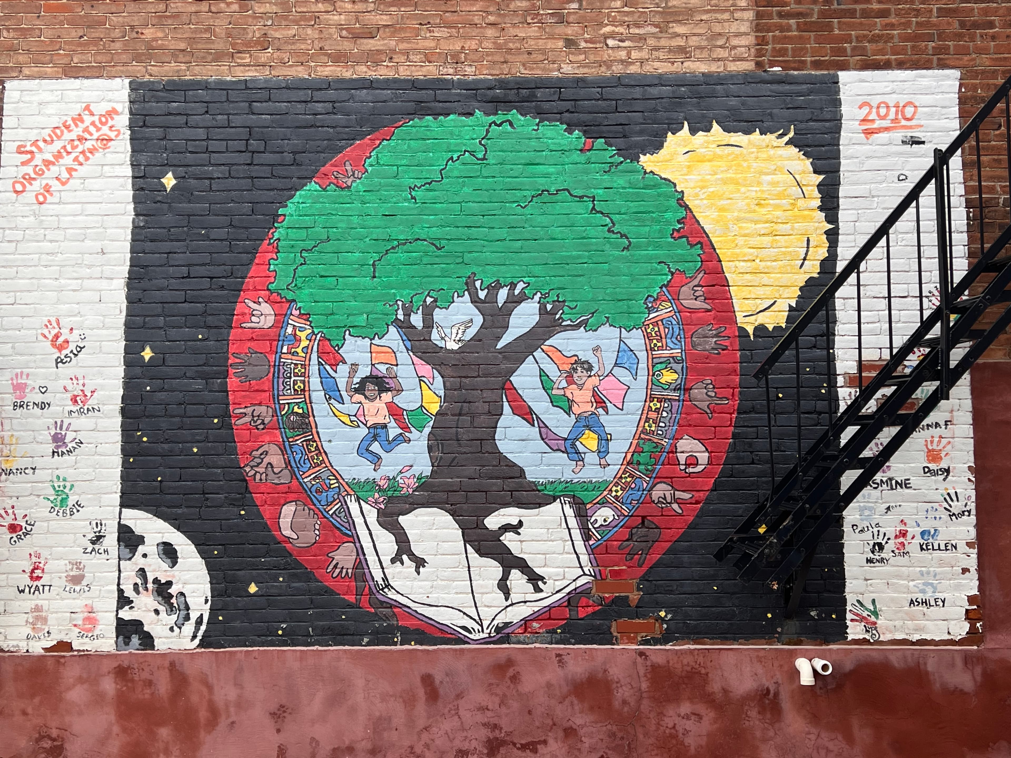 International Student Organization mural