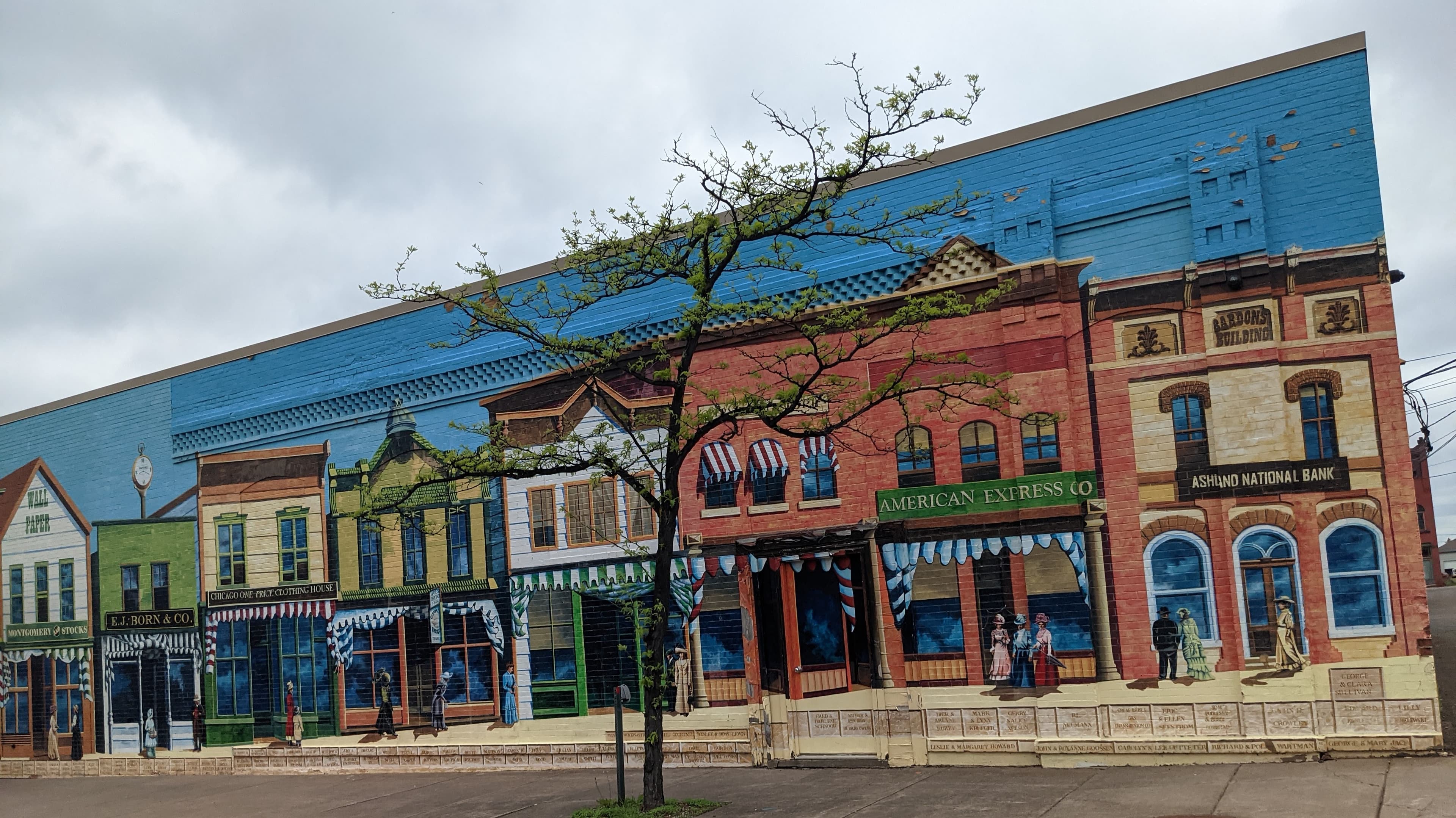Storefront mural