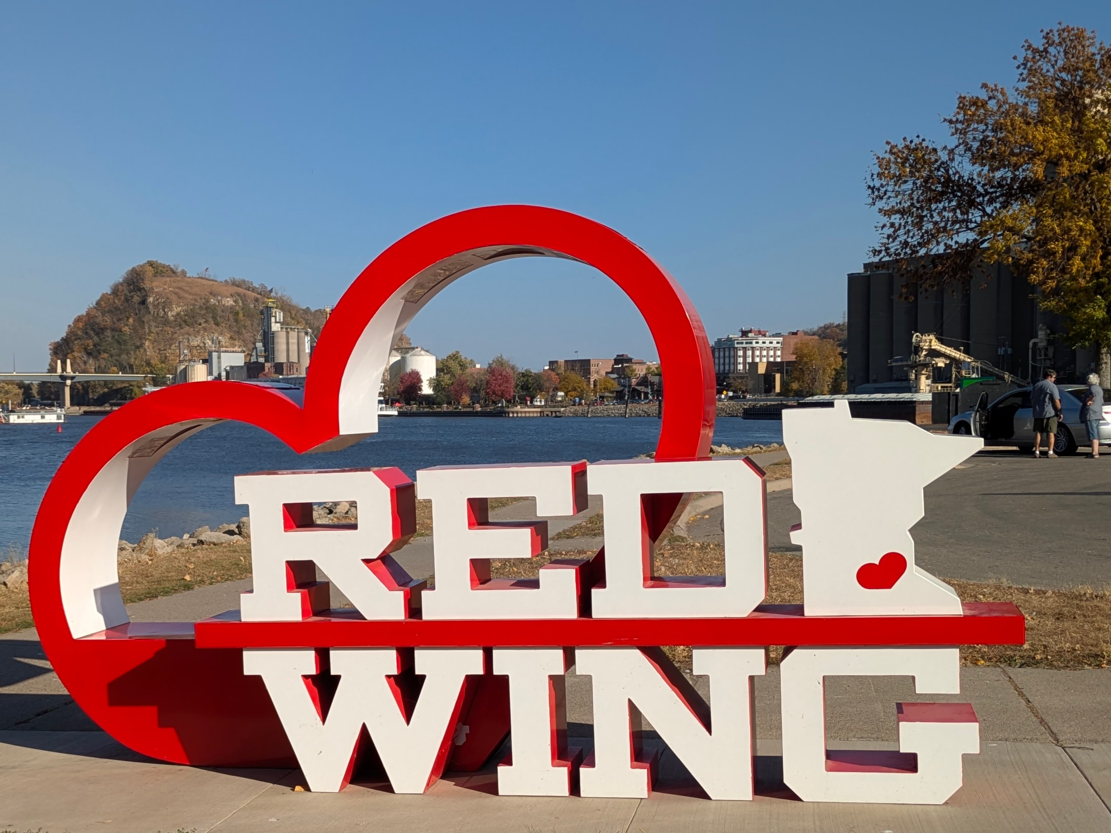 Red Wing sign, Bay Point Park