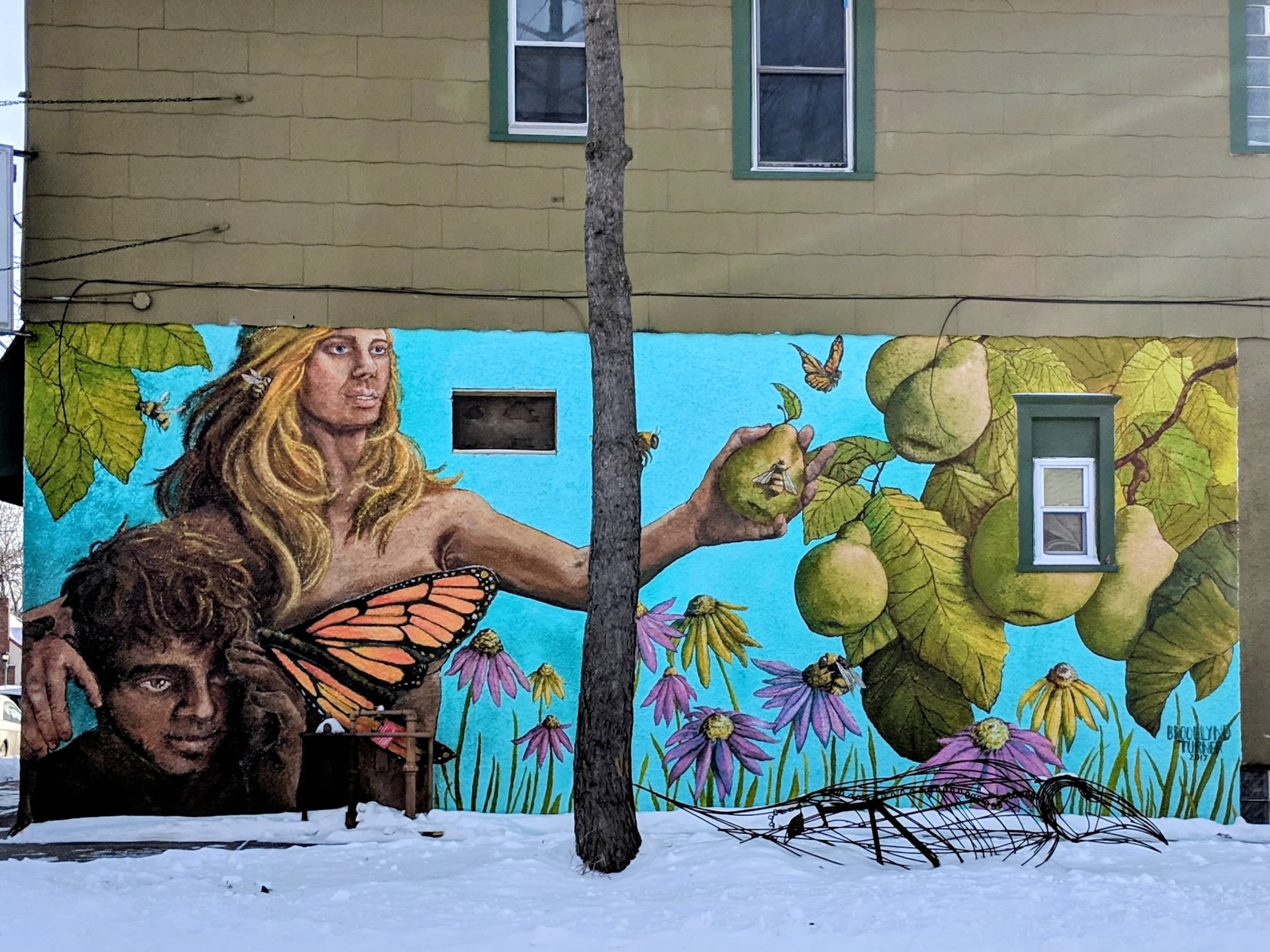 Aldine & Lafond mural