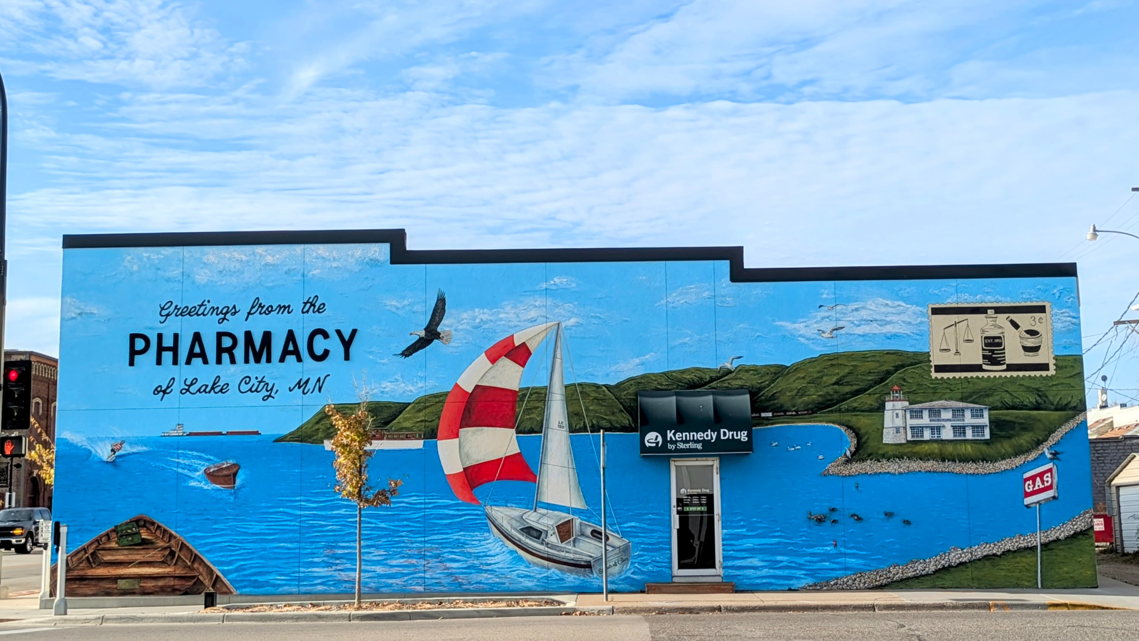 Lake City Greetings mural