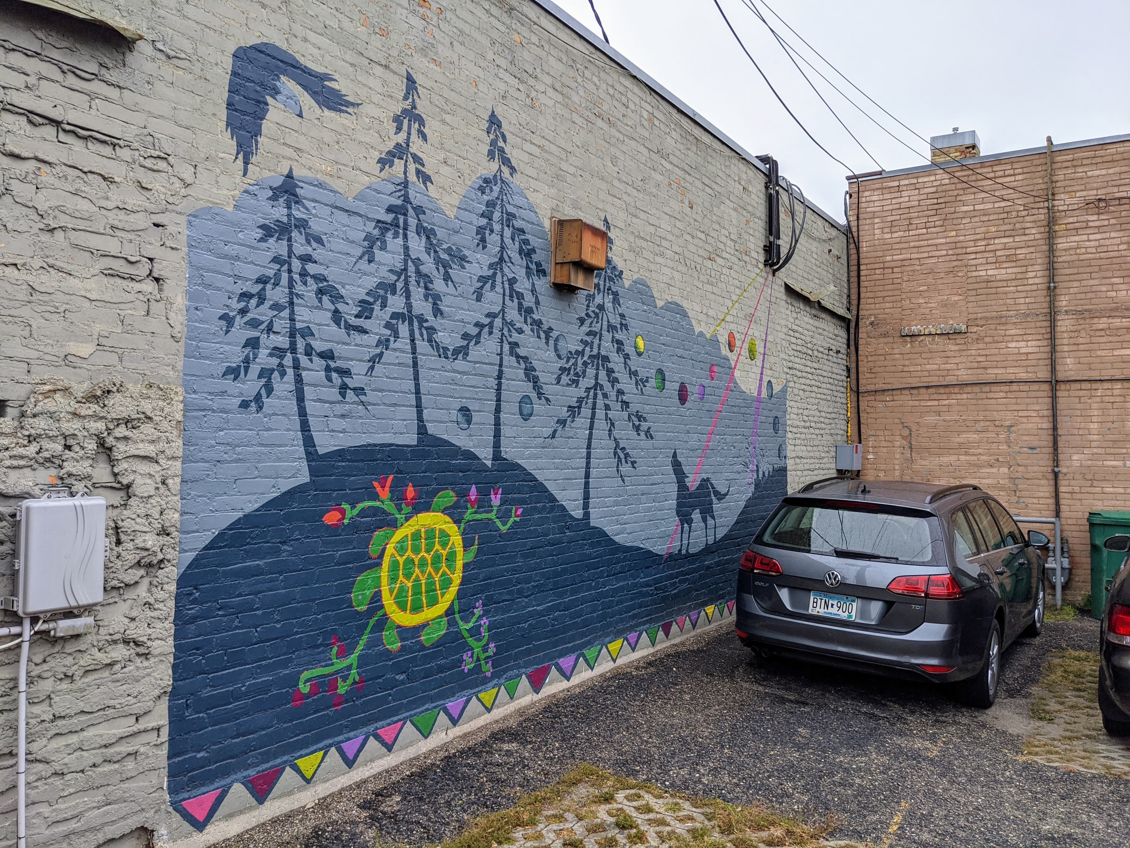 Bemidji nature mural