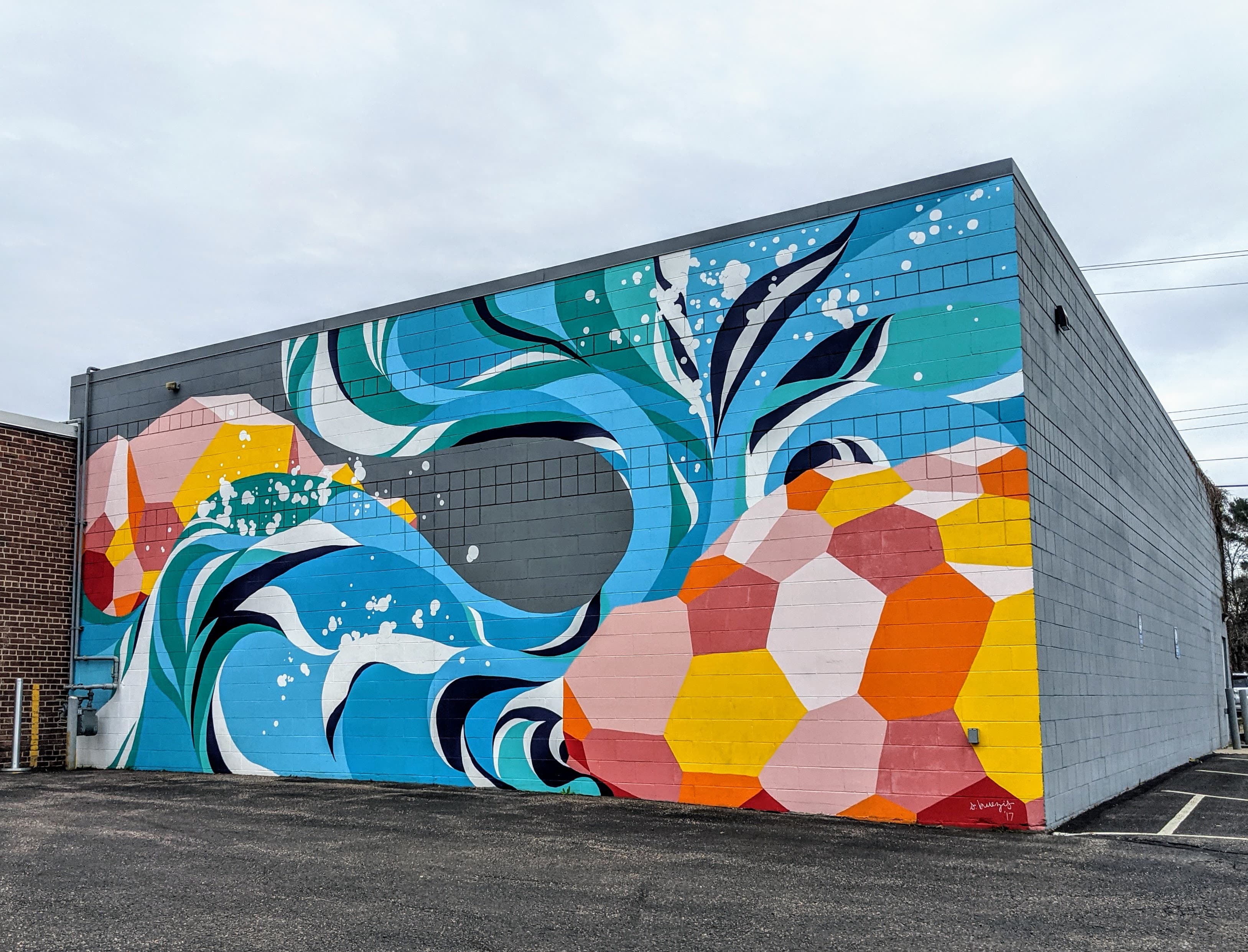 Abstract Menomonie mural