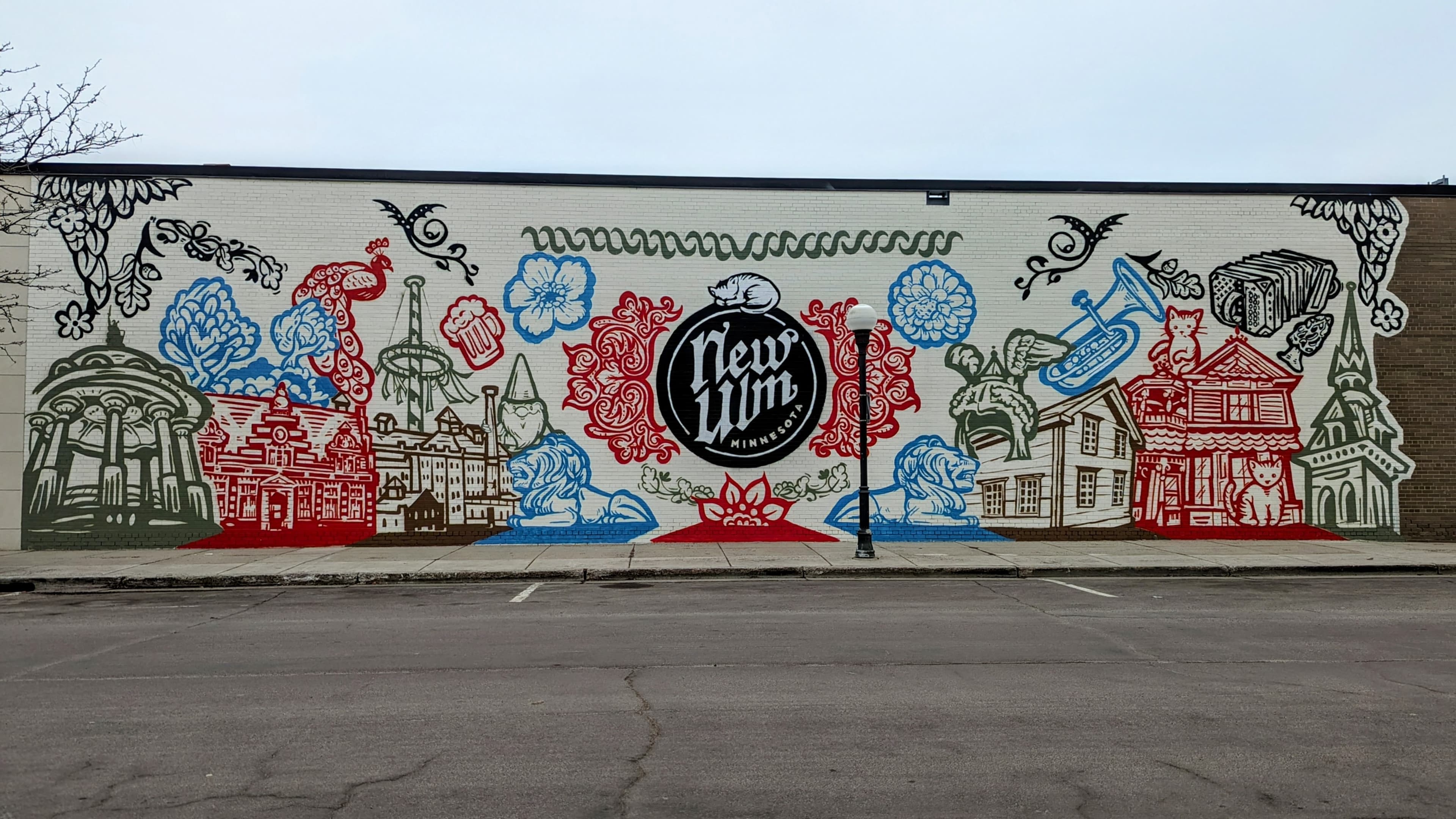 New Ulm, Minnesota mural