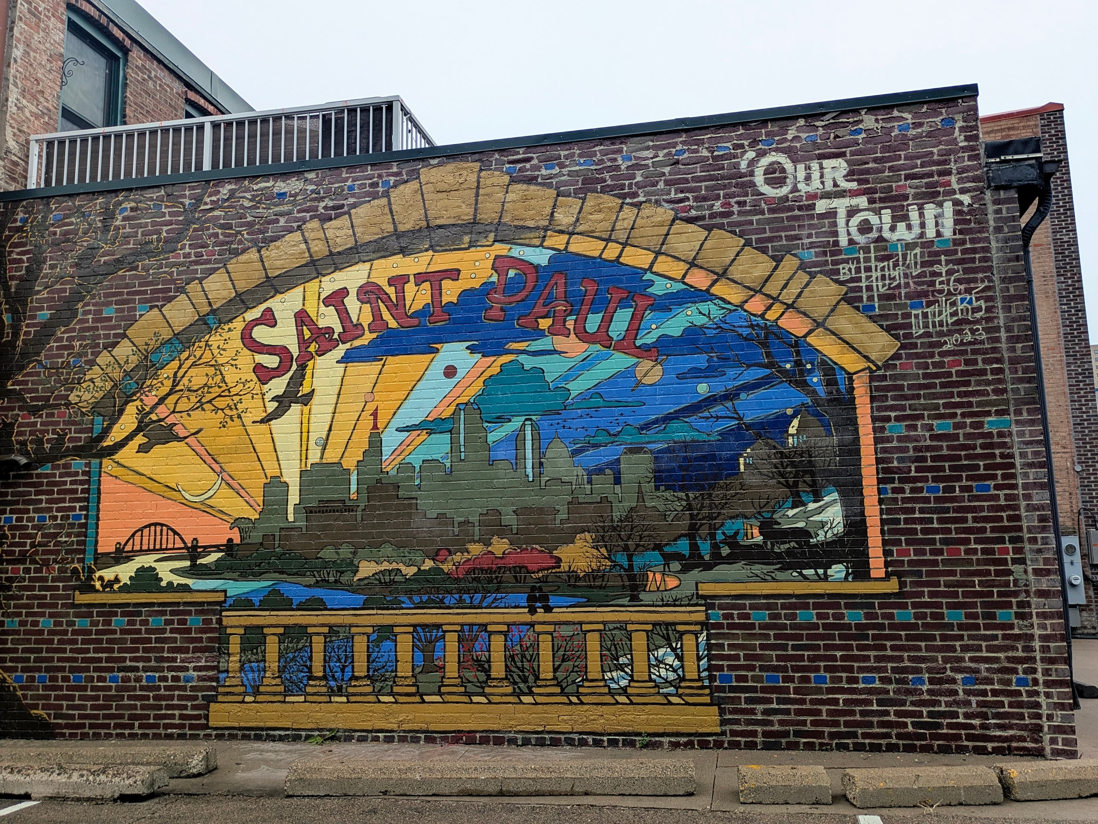 Our Town mural -StP