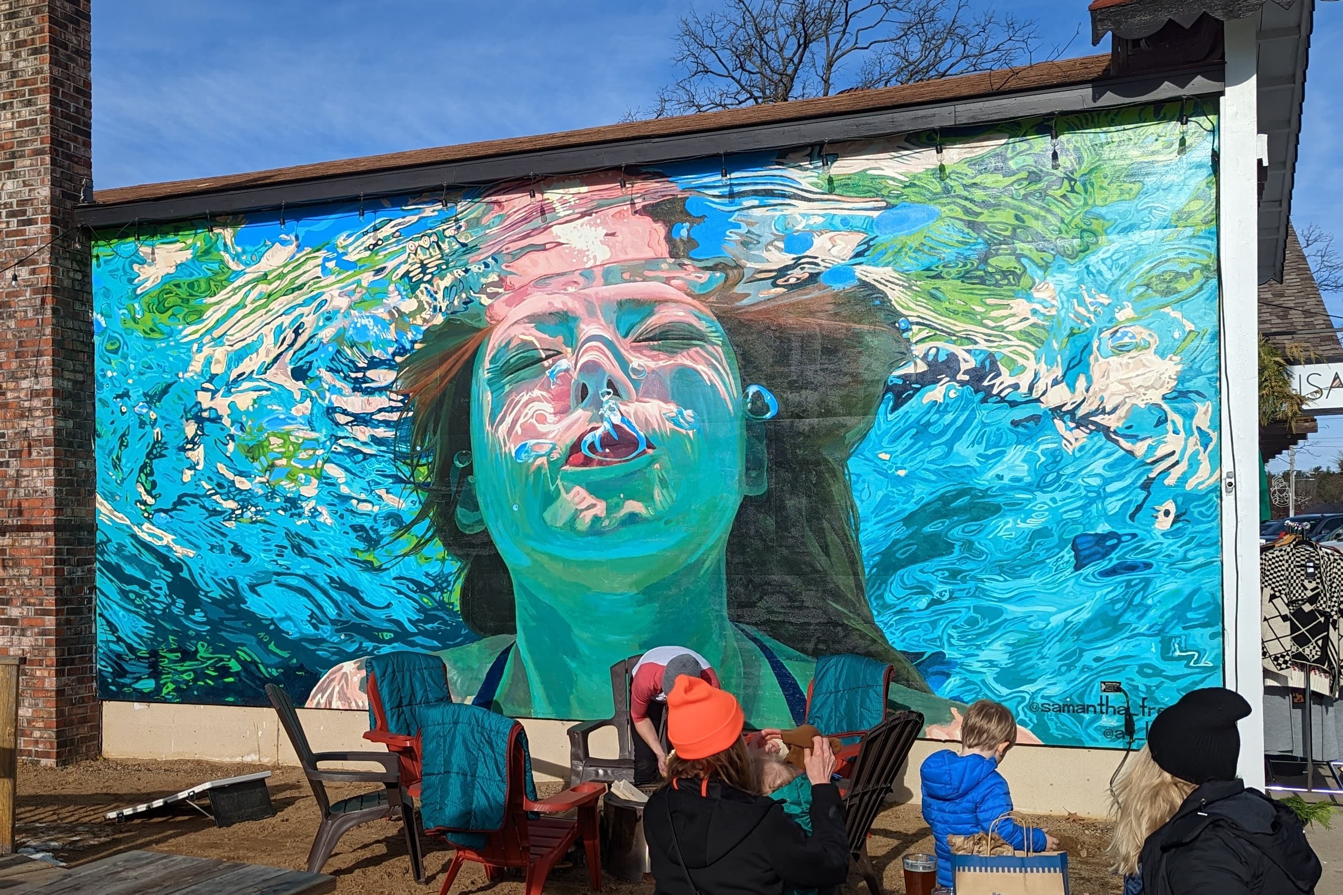 Nisswa underwater mural