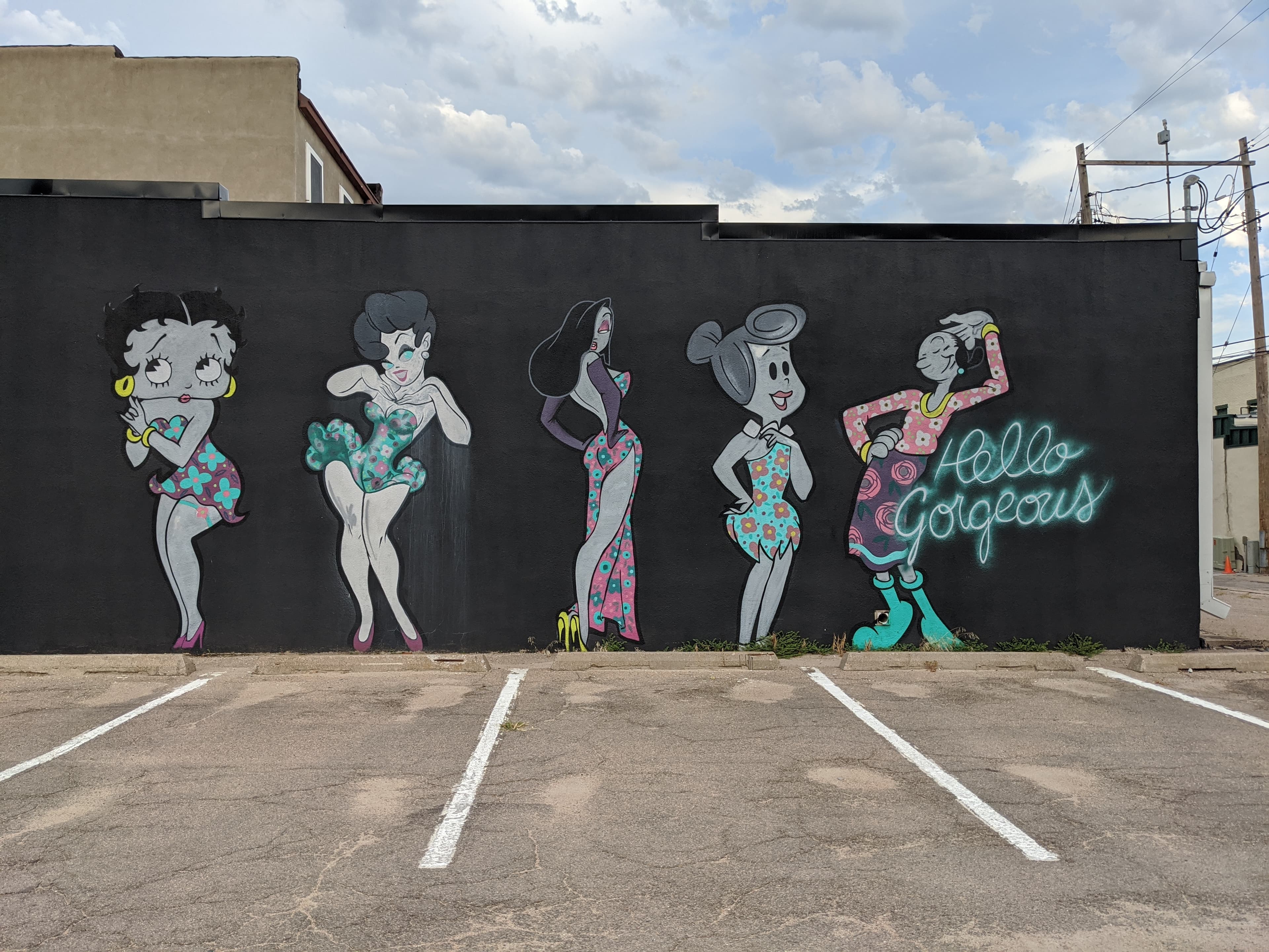 Hello Gorgeous mural