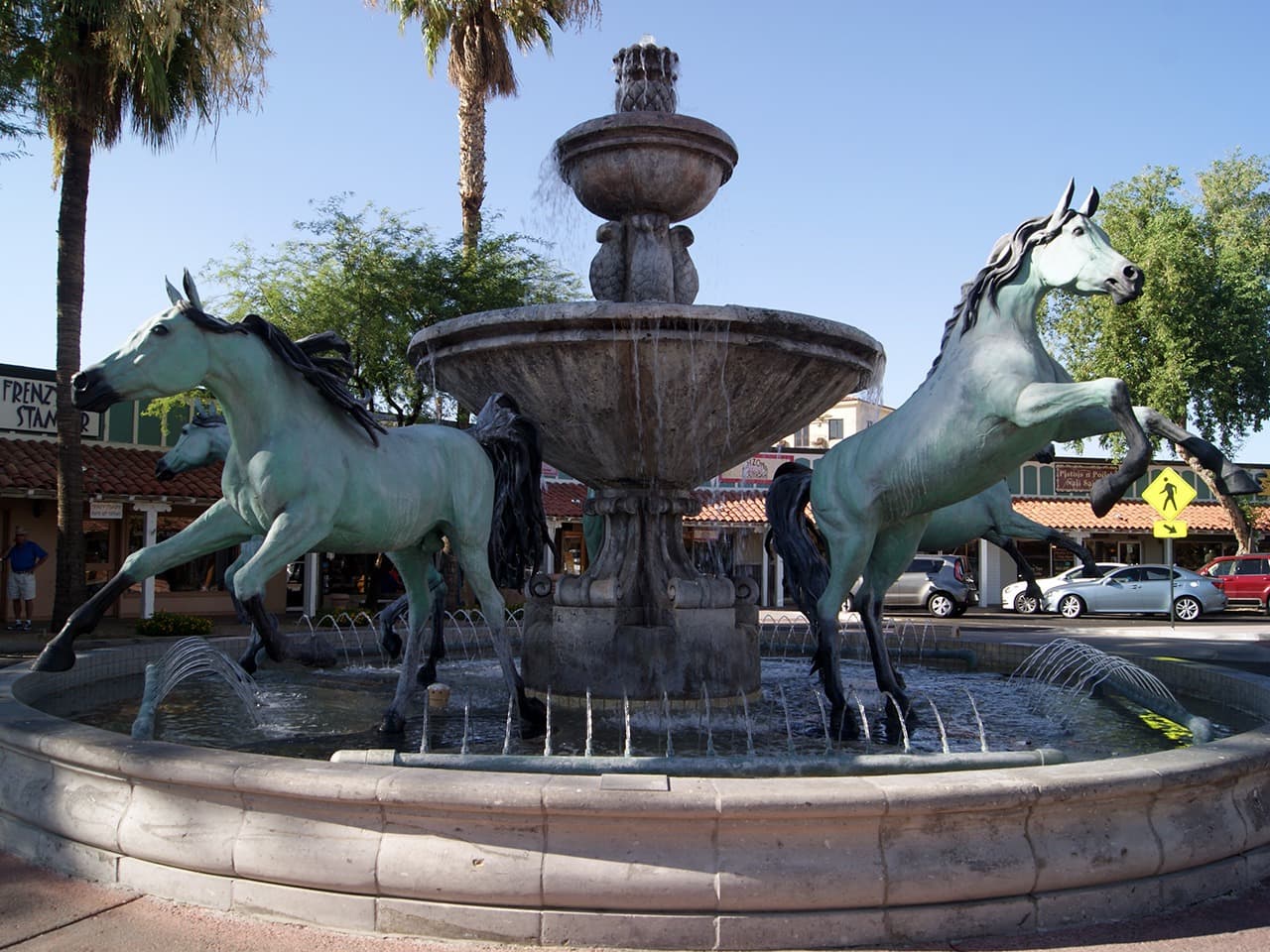 Bronze Horse Fountain