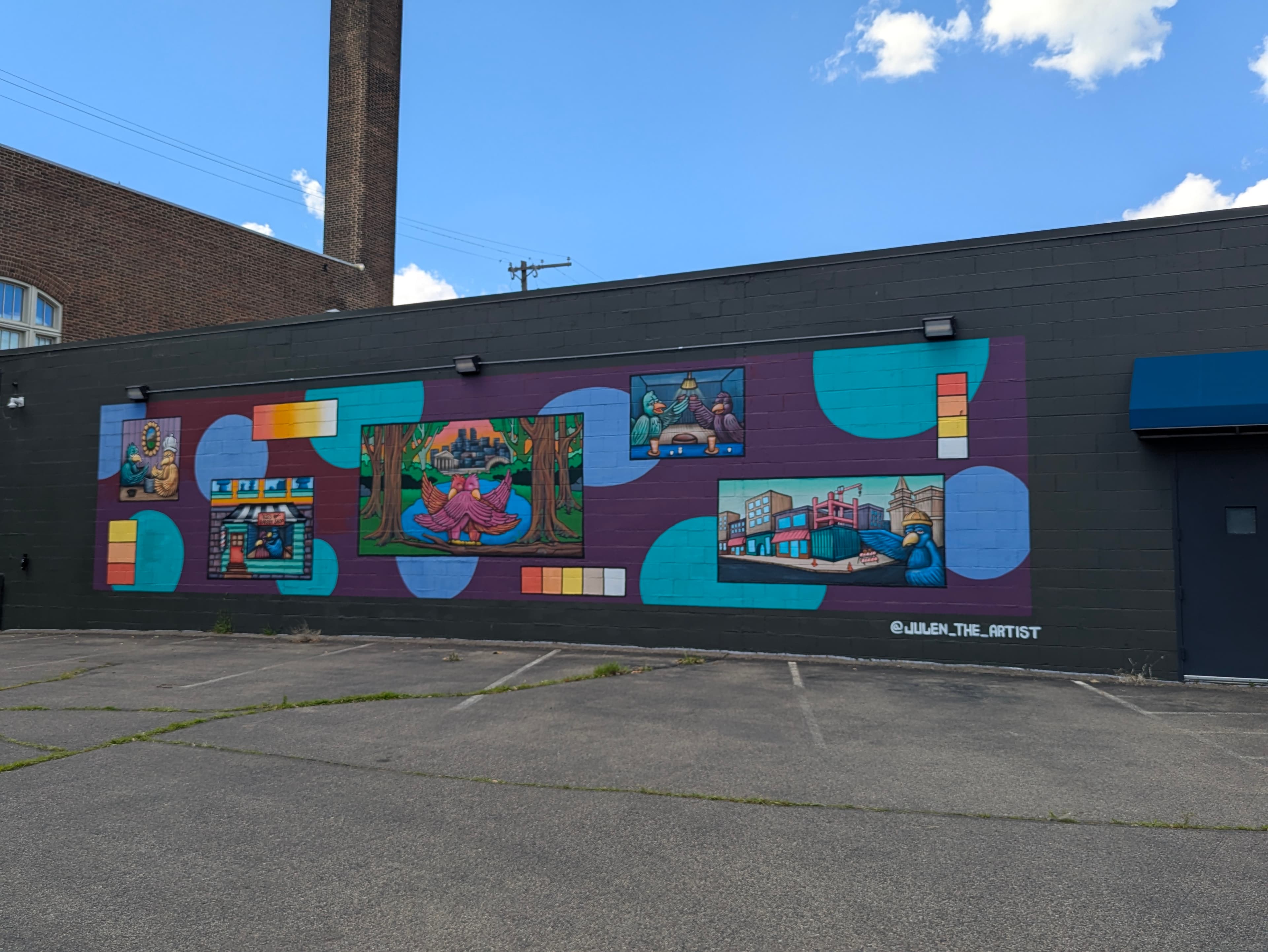 Mpls birbs mural