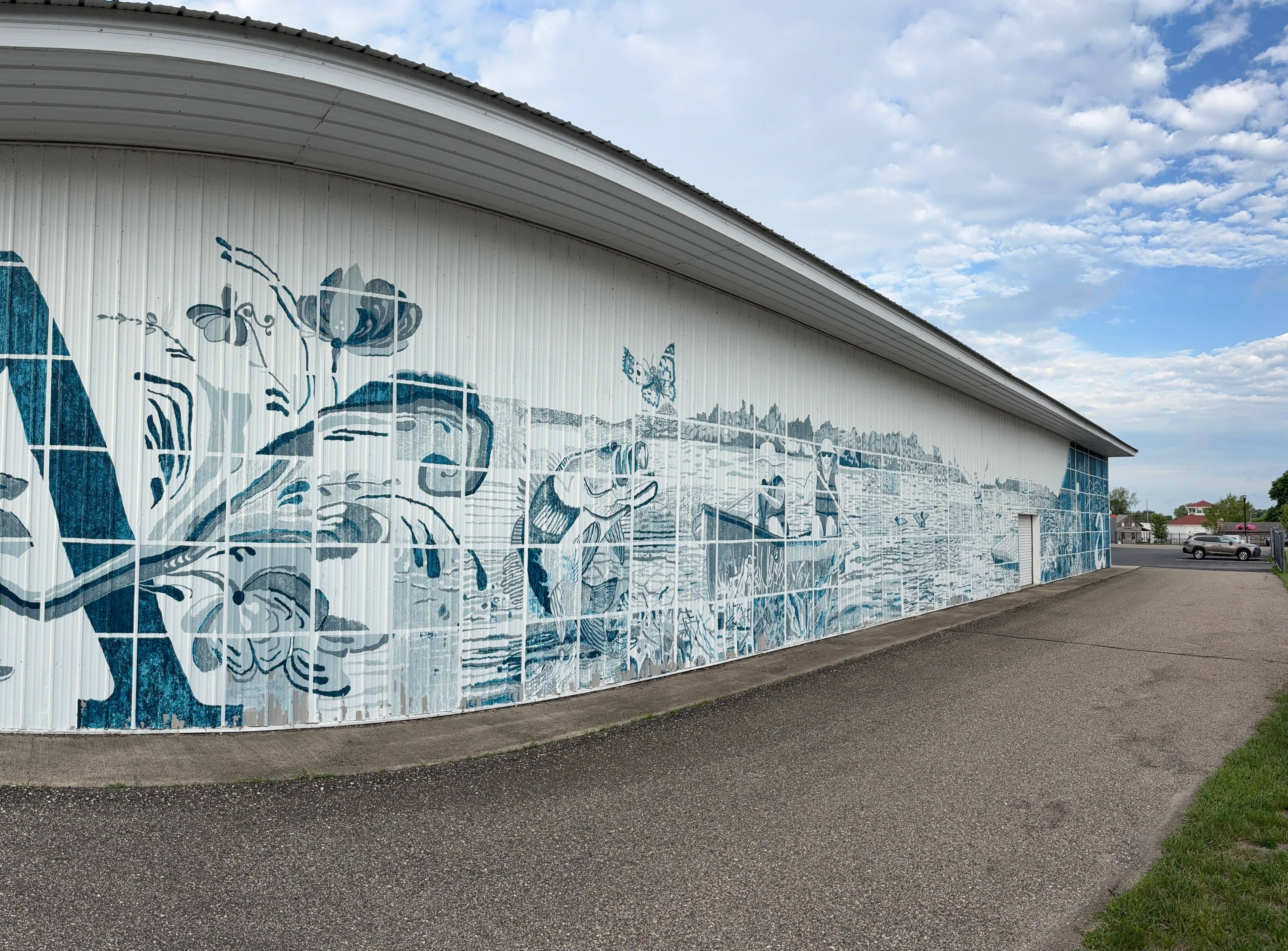 Monochromatic Community Mural
