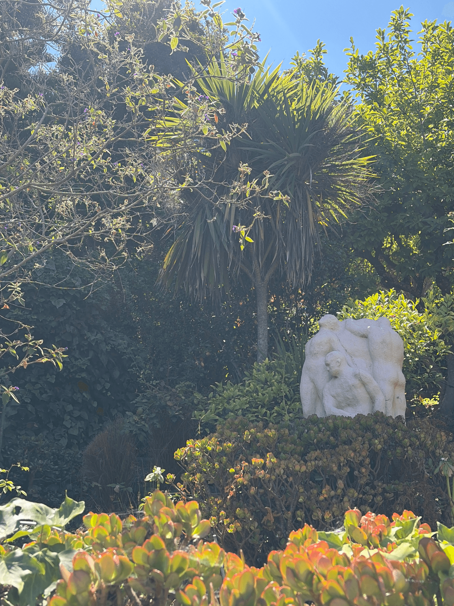 Statue on the way to Coit Tower