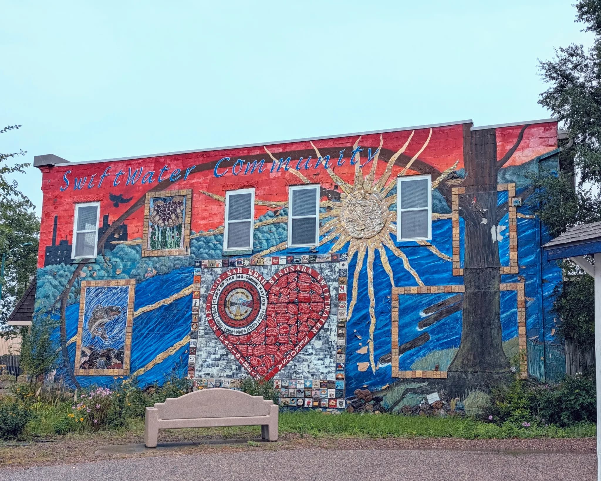 Swiftwater Community mural, Nekoosa