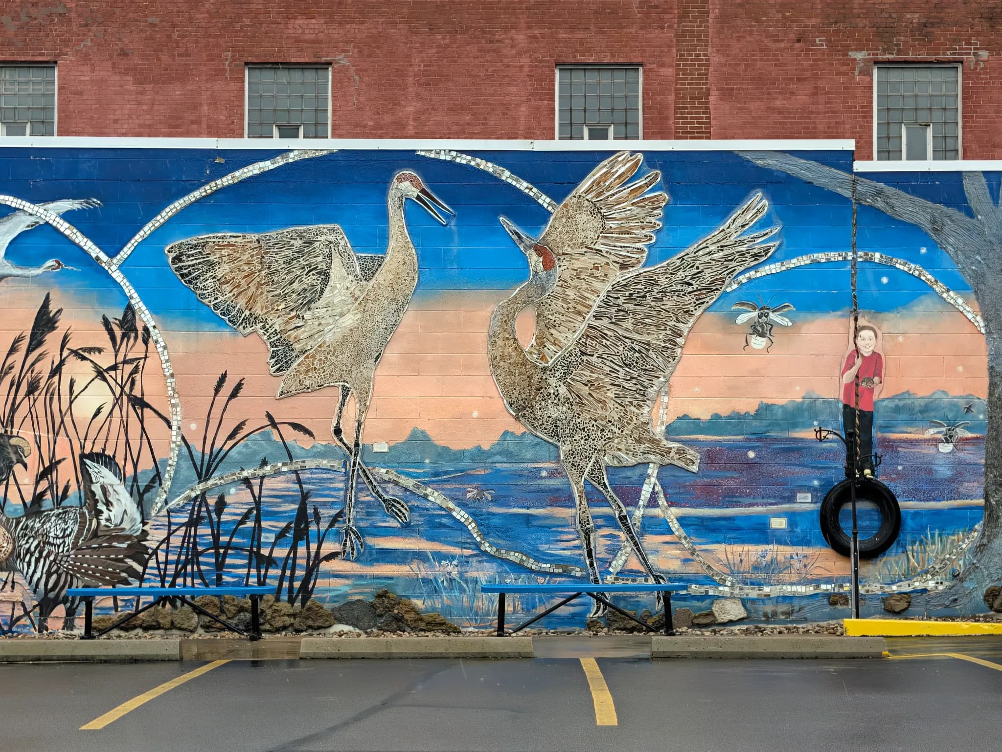Swiftwater Ice Cream mural, Nekoosa