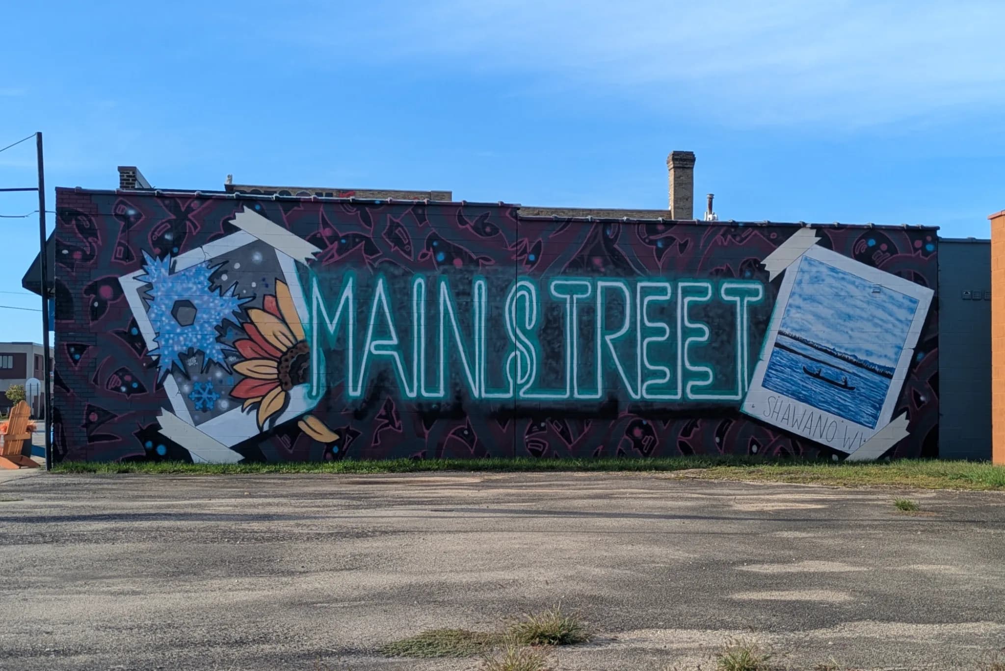 Main Street mural - Shawano